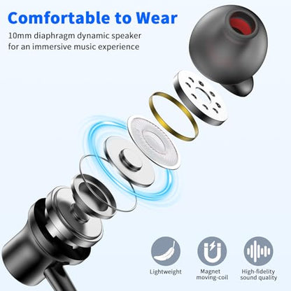 3.5mm Wired Earbuds with Mic for School Laptop PC Chromebook,Black - color: Black