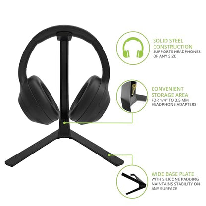 Kanto H3 Universal Headphone Stand - color: Black, style: H3 Gaming