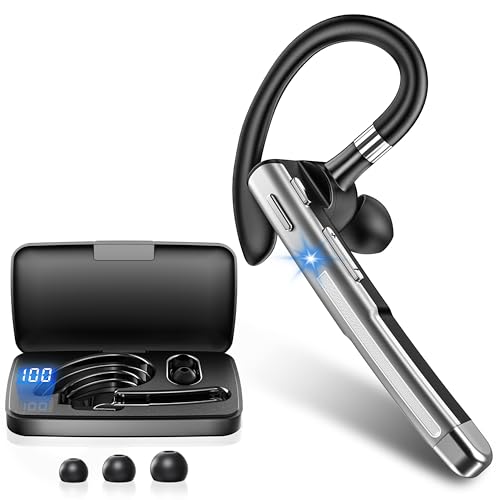 Boytond Bluetooth Earpiece V6.1,Wireless Handsfree Headset with Mic