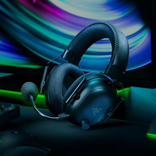 Razer BlackShark V2 Pro Wireless Gaming Headset: THX 7.1 Spatial Surround Sound - 50mm Drivers - Detachable Mic - for PC, PS5, PS4, Switch, Black - color: Black, style: Gen 1
