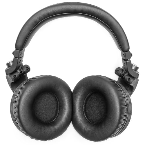 HDJ X5 X7 X10 Replacement Ear Pads Compatible with Pioneer HDJ-X7 HDJ-X5 HDJ-X10 DJ Headphones Premium Protein Leather Memory Foam Ear Cushions