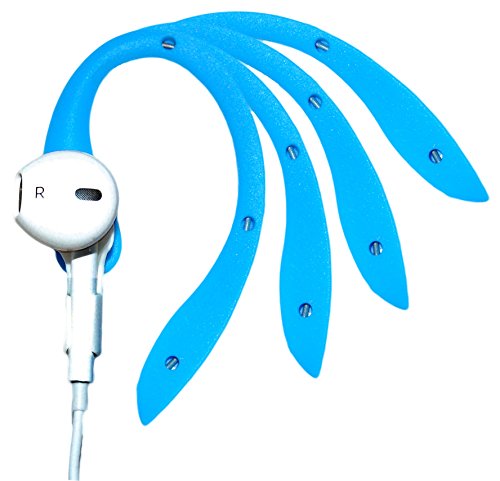 Flex - Compatible with Your Apple iPhone Wired EarPods | Attaches to Your Wired EarPods for iPhone Models | (Blue) - color: Blue