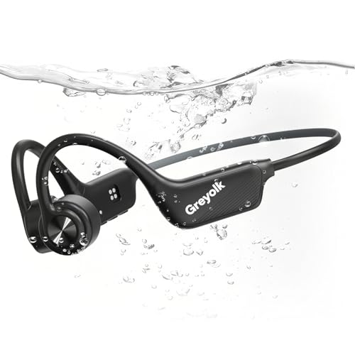 Swimming Headphones,Bone Conduction Headphones Bluetooth 5.3,IP68 Waterproof,32G Memory Sports Headphone,Underwater Headphone with MP3-Player for Swim,Open Earphones for Swimming Running