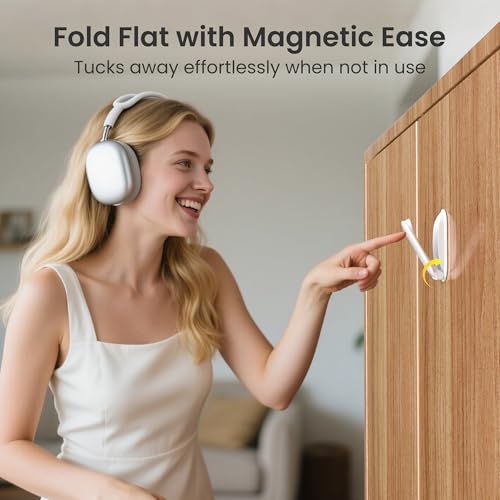 Itramax Wall Mount Headphone Hanger 2 Pack Adhesive Headset Holder for Desk