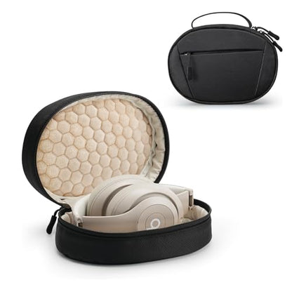 Soft Case for Beats Studio Pro/Sony WH-1000XM4/ Sony WH-XB910N/ Beats Studio3 Headphone, Soft Shell Travel Protective Carrying Cover Storage Bag, Black - color: Black