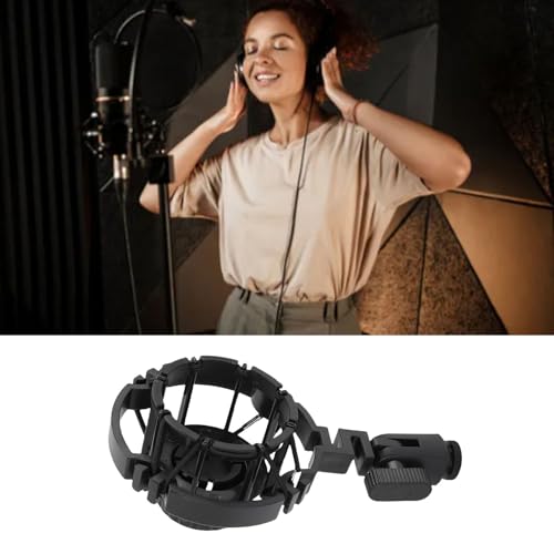 Shock Mount for C2000, C3000, C4000, C214, C314, C414, ABS Mic Boom Arm Holder Bracket Stand, Reduces Noise and Vibration