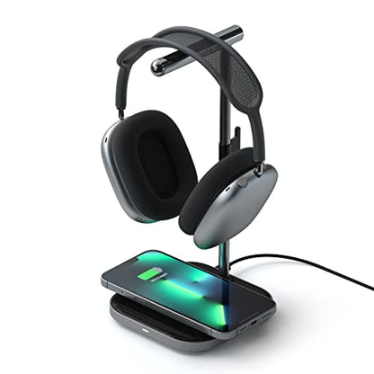 Satechi 2-in-1 Headphone Stand with Magnetic Wireless Charger