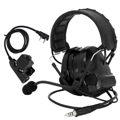 HEARFALCOM Tactical airsoft Headset Hunting Shooting Earmuffs