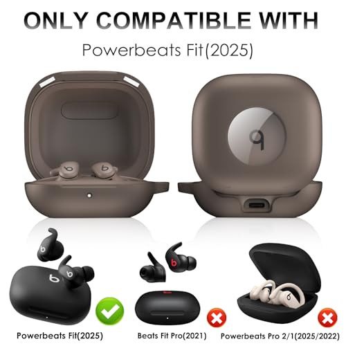 for Beats Powerbeats Fit Case Cover, Shockproof Magnetic Case - color: Grey