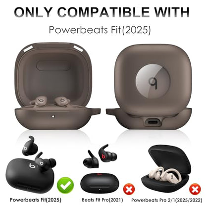 for Beats Powerbeats Fit Case Cover, Shockproof Magnetic Case - color: Grey