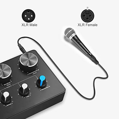 CableCreation 3Pin XLR Male to Female Balanced Microphone Extension Cable - size: 3 Feet, style: 【2 Pack】