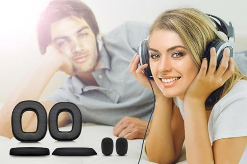 Replacement Ear Pads Headband for Astro A40 and A50 GEN1 GEN2 Headset with Mic Foam by LTYIVABHTTW I Comfortable Leather (Not Compatible with A40TR, A50 GEN3, GEN4)