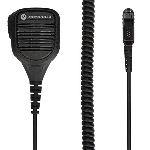 Motorola PMMN4071A Impres Remote Speaker Microphone with Noise-Cancelling Directional (Black) - color: PMMN4071A