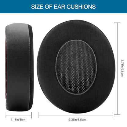 GEVO Earpads Replacement for Beats Studio 2/Studio 3 Wired & Wireless Headphones, Ear Pads Cushion for Beats Studio 2/Studio 3 with High-Density Noise Isolation Memory Foam (Cooling Gel Black) - color: Cooling Gel Black