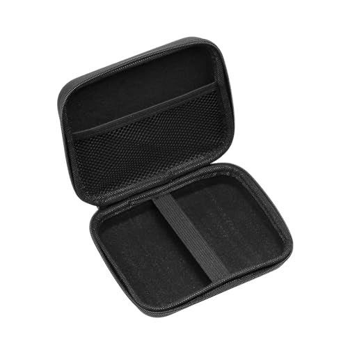 PATIKIL 5.91x4.72 Electronic Organizer Case, 1Pcs EVA Hard Waterproof Rectangle Travel Carrying Case with Zipper for Digital Multimeter, Camera, Charger Cord, Earphone, Black - size: 5.91x4.72"