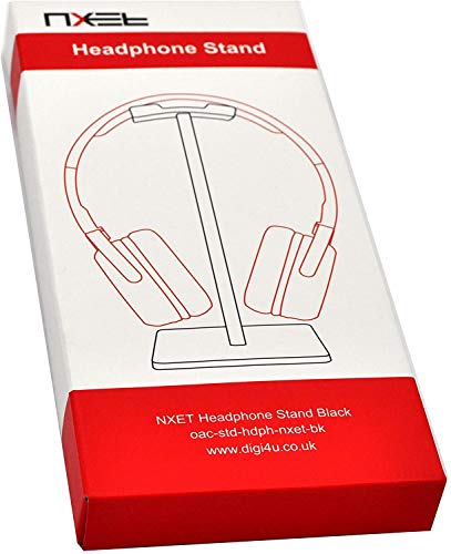 Headphone Stand, Universal Aluminum Holder Showing Display Hanger for HyperX Cloud II Gaming Headset, Microsoft Xbox One Chat, Turtle Beach Recon, Sony Headset 2.0 and More