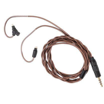 Zopsc Replacement Earphone Cable, 2 Pin 0.78mm Plug Gold Plated Earbuds Wire for IEM Earphones with Detachable Microphone for Music, Gaming