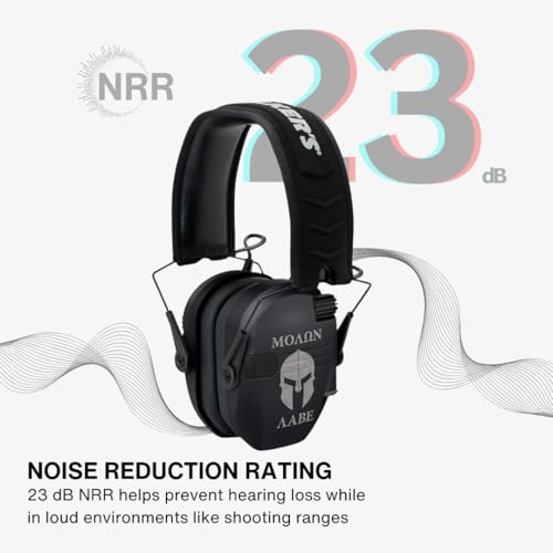Walker's Razor Slim Electronic Earmuffs | Protective Case - color: Molon