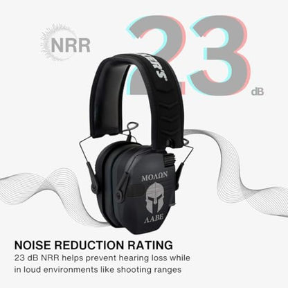 Walker's Razor Slim Electronic Earmuffs | Protective Case - color: Molon