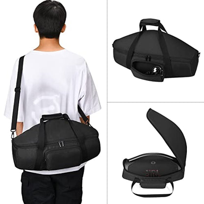 Carry Case for JBL Boombox 3/3 Wi-Fi/2, Travel Bag with Shoulder Strap | Carry case for JBL Boombox 3/3 Wi-Fi/2. Thick padding for drops & bumps. Dual handles & shoulder strap. Side pocket.