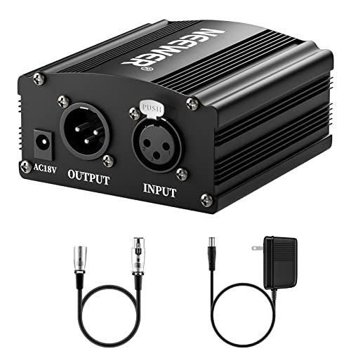 NEEWER 1-Channel 48V Phantom Power Supply with Adapter - style: NW-100