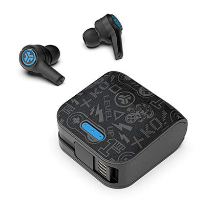 JLab JBuds Air Play Gaming True Wireless Earbuds, 30+ Total Hours of Bluetooth 5 Playtime Super-Low Latency for Mobile Gameplay, Built-in Microphone, Dual Connect, EQ3 Sound / C3 Chatting