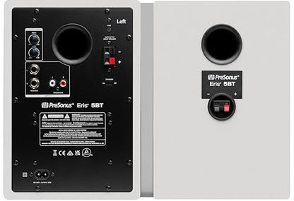 PreSonus Eris 5BT White 5.25-inch Media Reference Monitors with Bluetooth Wireless Technology - color: White, size: 5" Bluetooth