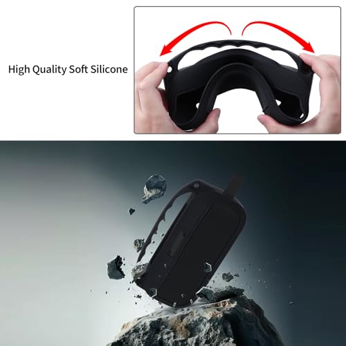 Silicone Cover Compatible with Bose SoundLink Flex 2nd Gen/Bose SoundLink Flex Portable Speaker (Black) - color: Black, size: Silicone Cover