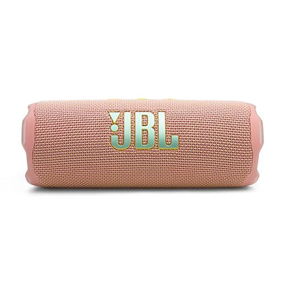 JBL Flip 7 Portable Bluetooth Speaker, Waterproof and Drop-Proof - Pink | Up To 16 Hours Playtime, IP68 Dustproof Build, Clip-On Loop, USB C Lossless Audio, Links With Other Speakers For Outdoor Use - color: Pink