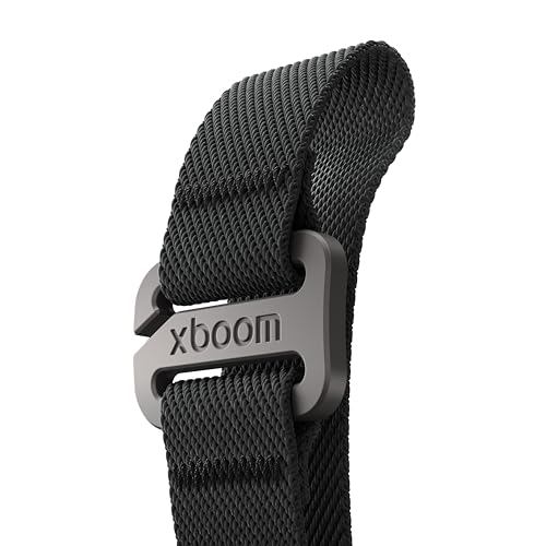 LG xboom Mini by will.i.am Portable Outdoor Bluetooth Speaker, up to 10 Hours, IP67 Dust and Water Resistant, Adjustable Hanging Strap, Black