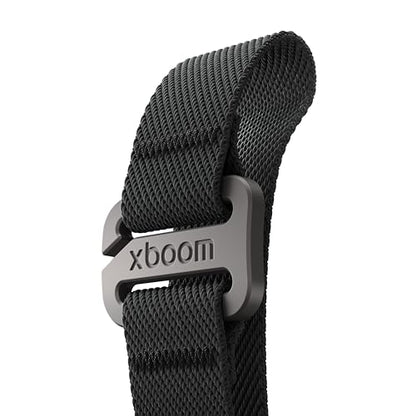 LG xboom Mini by will.i.am Portable Outdoor Bluetooth Speaker, up to 10 Hours, IP67 Dust and Water Resistant, Adjustable Hanging Strap, Black