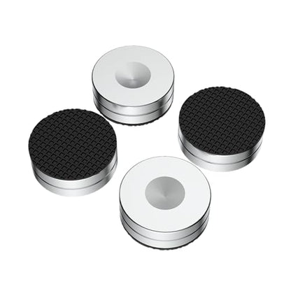HiFi Speaker Stand Feet Pads, 30x10mm, Stainless Steel Speaker Isolation Feet for DVD/Amplifier/Turntables/Subwoofer - size: 30x10mm