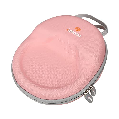 Aproca Pink Hard Storage Travel Carrying Case, for Logitech H390 / Logitech Zone 301 / Logitech Zone 300 Wired Headset - color: Pink