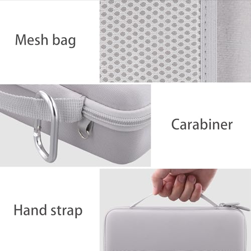 Case for Bose SoundLink Flex 2nd Gen/SoundLink Flex Bluetooth Speaker | Protective Storage Box, Portable Carrying Box, Smooth Zipper, Zippered Closure, Travel-ready, Fog Grey Case - color: Fog Grey Case