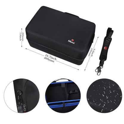 Mchoi Carrying Case for PS5 Slim Console – Hard Shell Travel Storage Bag Compatible with PlayStation 5 Slim Disc & Digital Edition, Fits Console, Controllers, Headset, Vertical Stand & Cables