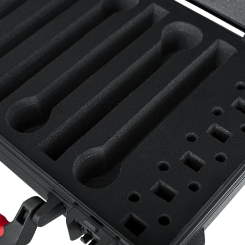 Gator Cases Wireless Microphone Case with TSA Approved Latches for 6 Wireless Microphones; (GTSA-MICW6) - style: (6) Wireless Mics