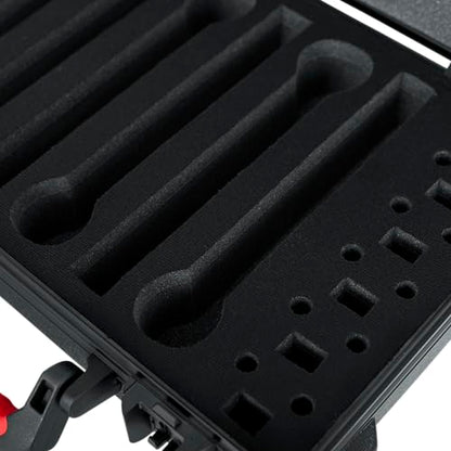 Gator Cases Wireless Microphone Case with TSA Approved Latches for 6 Wireless Microphones; (GTSA-MICW6) - style: (6) Wireless Mics