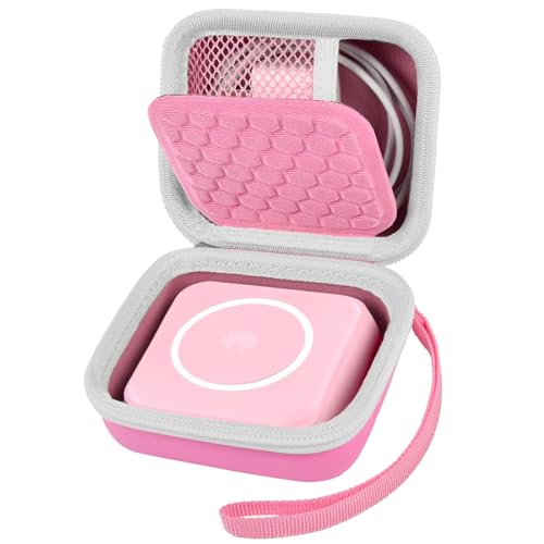 Hard Case for UCOMX/Hicober 3-in-1 Charger, Box Only | Hard shell case for UCOMX, Hicober, Iseyyox, LISEN and RTOPS 3-in-1 charger users, with divider and mesh pocket - color: Pink