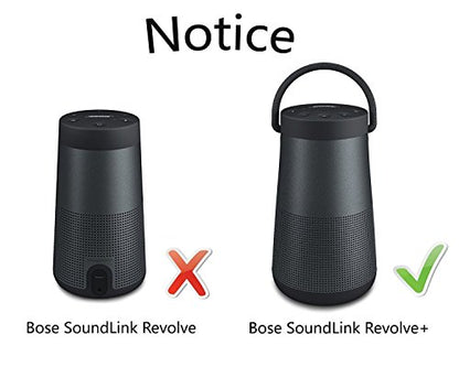 LTGEM Travel Case for Bose SoundLink Revolve+ Series II Speaker | Fits Charging Cradle, Fits AC Adaptor and USB Cable - color: Gray