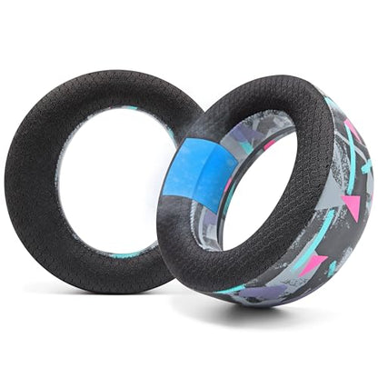 WC Freeze Pulse Elite - Cooling Gel Earpads for PS5 Pulse Elite | Made by Wicked Cushions | Thicker Cushion & Wider Opening | 90's Black - color: 90's Black
