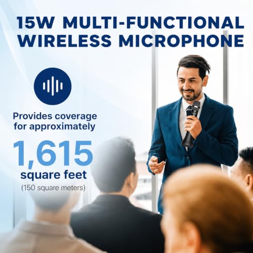 Bluetooth Microphone Wireless Voice Amplifier With 3 Sound Effects H9