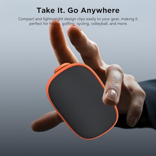 Clip-On Mini Bluetooth Speaker - color: Orange