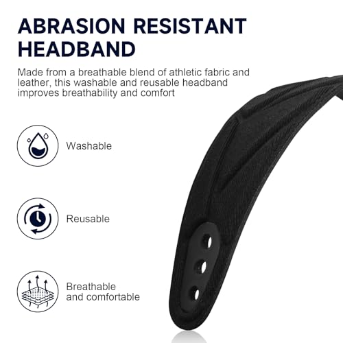 Replacement Nova Pro Headband Pad Compatible with SteelSeries Arctis Nova Pro/Nova 7 7X 7P/Nova 3/1 1P 1X Gaming Headset (Black)