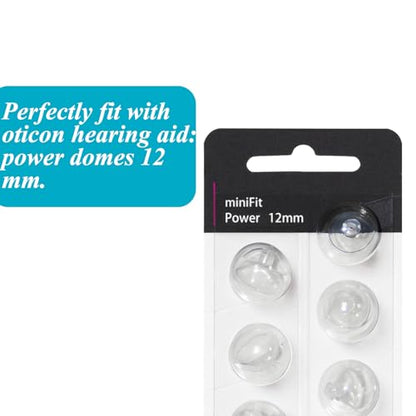 for Oticon Hearing Aid Supplies,Power Dome 6MM/20PCS,Hearing Aid Domes - size: 6MM POWER DOME