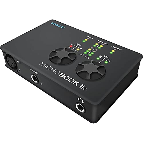 MOTU MicroBook IIc USB 2.0 Digital Audio Interface for Personal Studio Recording