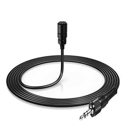 Pro Omni-Directional Condenser Lavalier Microphone for Sony UWP V1/D11/D21 Wireless Microphones Transmitter