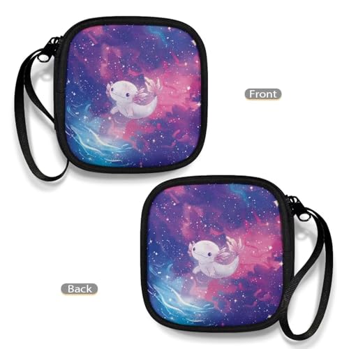 Earbud Case Earphone Travel Case Holder Headphone Small Zipper Pouch Compatible with Flash Drive, SD Cards, USB Charger Cable - Newt - color: Newt