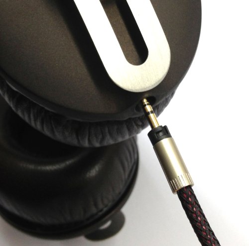 NewFantasia Replacement Audio Upgrade Cable Compatible with Sennheiser Momentum, Momentum 2.0, HD1 Over-Ear On-Ear Headphones 1.2meters/4feet - size: 1.2m