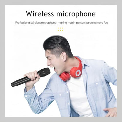 W IN-MIX UHF Wireless Microphones System with 4 Cordless Handheld and 4 Headset/Lavalier Lapel Mics, Bodypack Transmitter, Receiver, 165ft Range for Singing Karaoke Church Party - style: 4 bodypack and 4 handheld