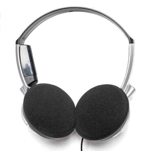 Universal Foam Ear Pads Cushion 70mm,2.76", 5Pairs Premium 4-5mm Thickness High Density Foam Headphone Earpads for Music, Gaming, Office & Call Center Headsets